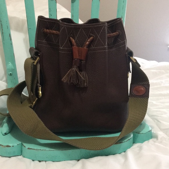 Dooney & Bourke Handbags - Dooney & Bourke bucket bag, brown leather